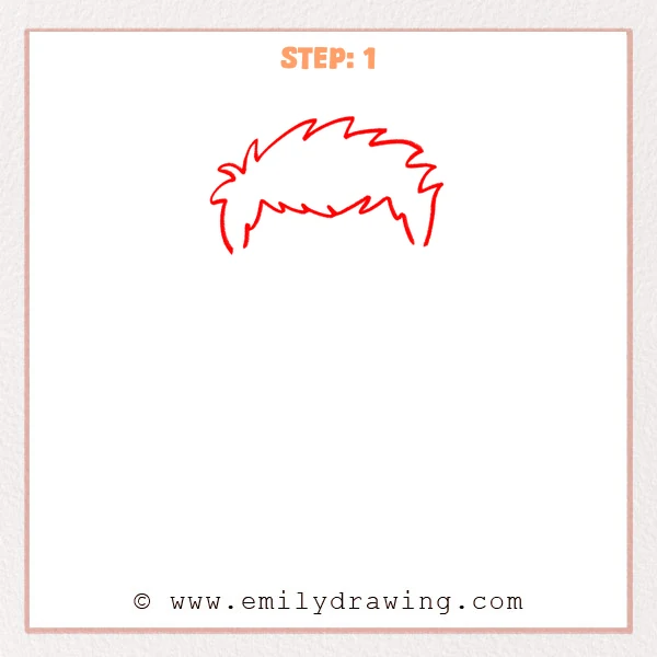 how to draw a cartoon scientist - Step 1